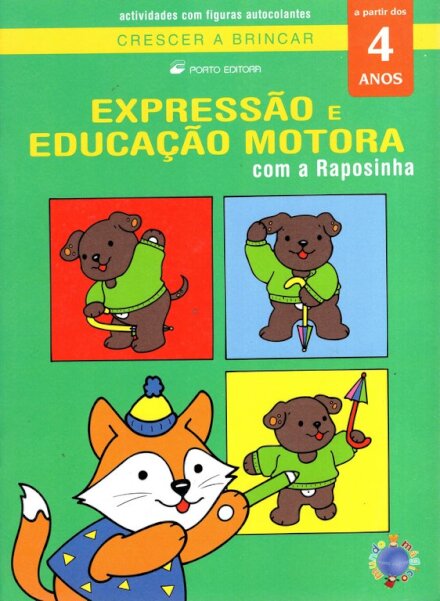 CRESCER A BRINCAR COM A RAPOSINHA 5 ANOS actividades com figuras autocolantes