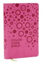 NKJV, Color Code Bible for Kids, Pink Leathersoft, Comfort Print
