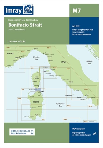 Imray Chart M7 : Bonifacio Strait : 7