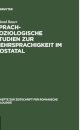 Sprachsoziologische Studien Zur Mehrsprachigkeit Im Aostatal