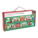 Christmas Train Shaped Floor Puzzle