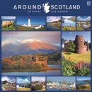 Around Scotland Square Wall Calendar 2025