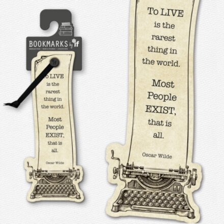 Academia Bookmarks - Typewriter