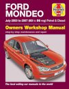 Ford Mondeo Petrol & Diesel (July 03 - 07) Haynes Repair Manual