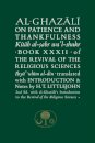 Al-Ghazali on Patience and Thankfulness