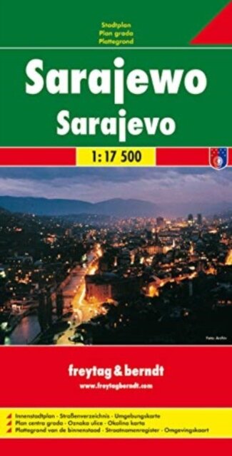 Sarajevo, City Plan 1:17.500