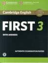 Cambridge English First 3 Student's Book with Answers with Audio