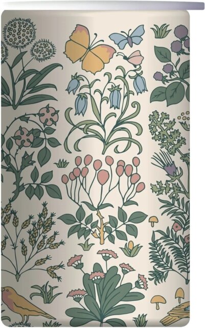 Travel Mug Metal (350ml) - ACS Voysey (Apothecary's Garden)