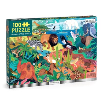 Animals of the World 100 Piece Puzzle