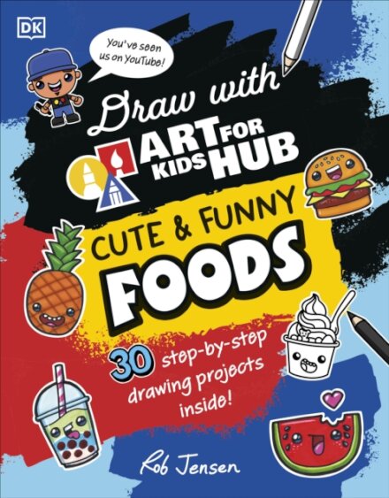 Draw with Art for Kids Hub Cute and Funny Foods