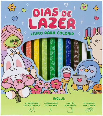 Dias de lazer - Livro para colorir