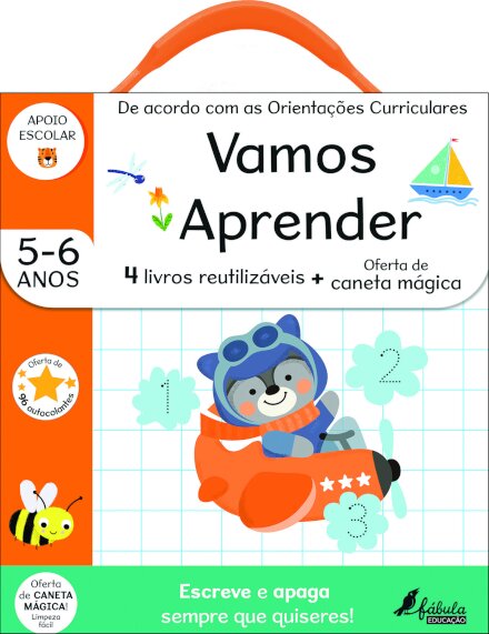 Vamos Aprender 5-6 Anos: Escreve e Apaga