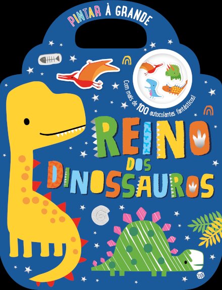 Pintar À Grande - Reino Dos Dinossauros:Lv.Colorir C/Aut.