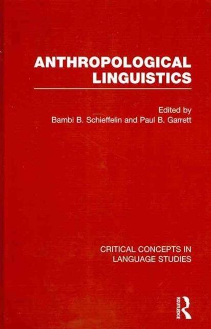 Anthropological Linguistics