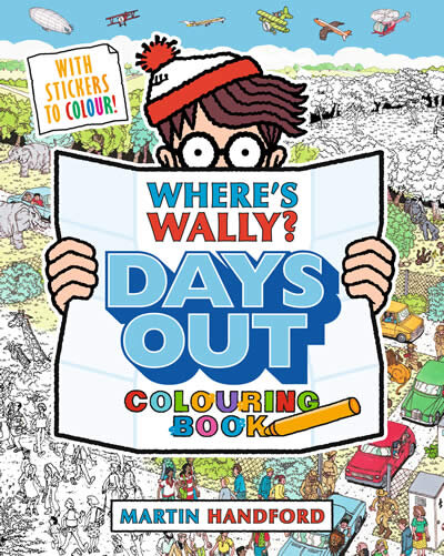 Where'S Wally? Days Out: Colouring Book