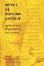 Affect As Cultural Critique