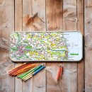 OS Map Metal Pencil Tin - The Broads