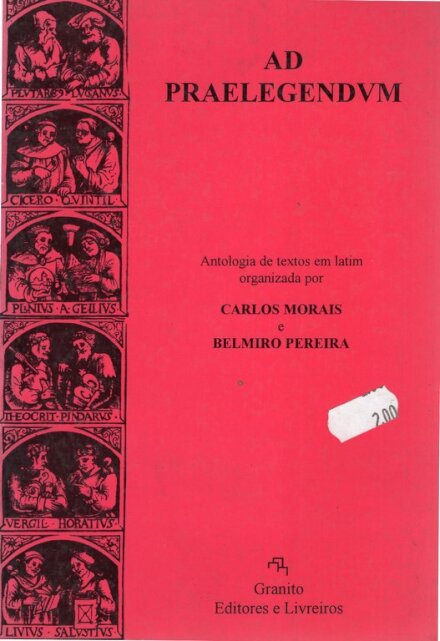Ad Praelegendvm – Antologia de Textos de Latim