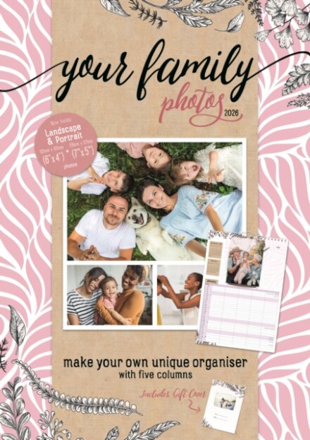 Your Family Photos Planner A3 Calendar 2