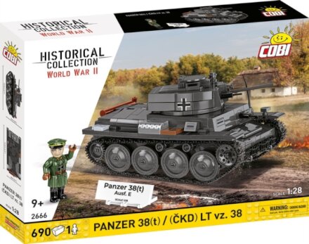 705 PCS HC WWII /2666/ PANZER 38(T)/(CKD) LT VZ