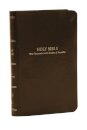 KJV Holy Bible: Pocket New Testament with Psalms and Proverbs, Brown Leatherflex, Red Letter, Comfort Print: King James Version