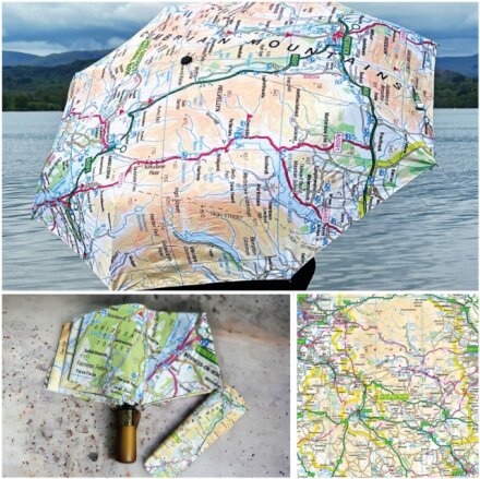OS Map Premium Umbrella - Peak District National Park