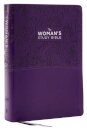 KJV, The Woman's Study Bible, Purple Leathersoft, Red Letter, Full-Color Edition, Comfort Print (Thumb Indexed)