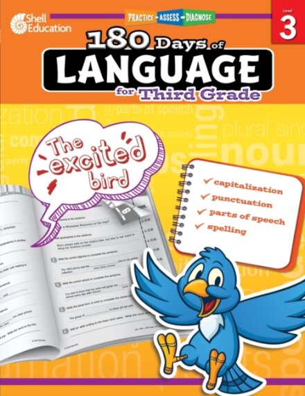 180 Days™: Language for Third Grade