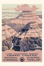 Vintage Journal Grand Canyon National Park Travel Poster