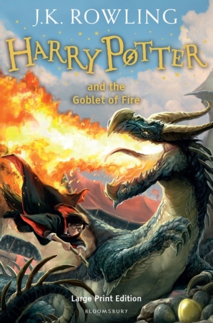 Hp Goblet Of Fire Large Print Ed