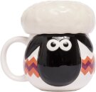 Mug Shaped w/Lid Boxed (350ml) - Wallace & Gromit (Shaun)