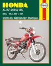 Honda XL/XR 250 & 500 (78 - 84) Haynes Repair Manual