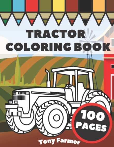 Tractor Coloring Book