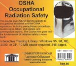 OSHA Occupational Radiation Safety
