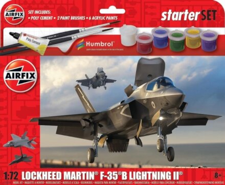 Airfix STARTER SET - LOCKHEED MARTIN F-35B LIGI Model Toy