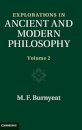 Explorations in Ancient and Modern Philosophy