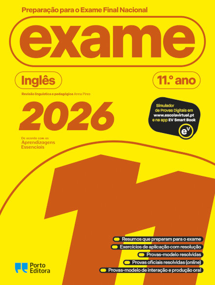 Preparação para o Exame Final Nacional 2026 - Inglês - 11.º ano
