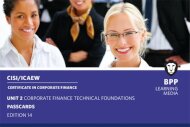 CISI Certificate in Corporate Finance - Technical Foundations v19