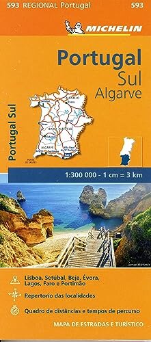 Mapa Regional Portugal Sul-Algarve