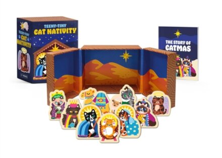 Teeny-Tiny Cat Nativity