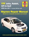 Volkswagen VW Jetta, Rabbit, GTI & Golf covering New Jetta (05), Jetta (06-11), GLI (06-09), Rabbit (06-09), GTI 2.0L (06), GTI (07-11) & Golf (10-11) Haynes Repair Manual (USA)