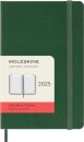 Moleskine 2025 12-Month Daily Pocket Hardcover Notebook: Myrtle Green