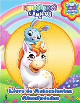 Livro de Autocolantes Almofadados - Unicórnios & Amigos