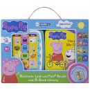 Peppa Pig: Me Reader Jr Electronic Look and Find Reader and 8-Book Library Sound Book Set