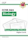 New GCSE Biology AQA Higher Exam Practice Workbook with CGP RevisionHub