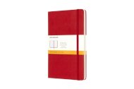Moleskine Large Ruled Hardcover Notebook Scarlet Red