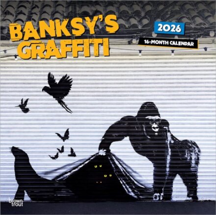 Banksy's Graffiti 2026 Square Flap Calendar