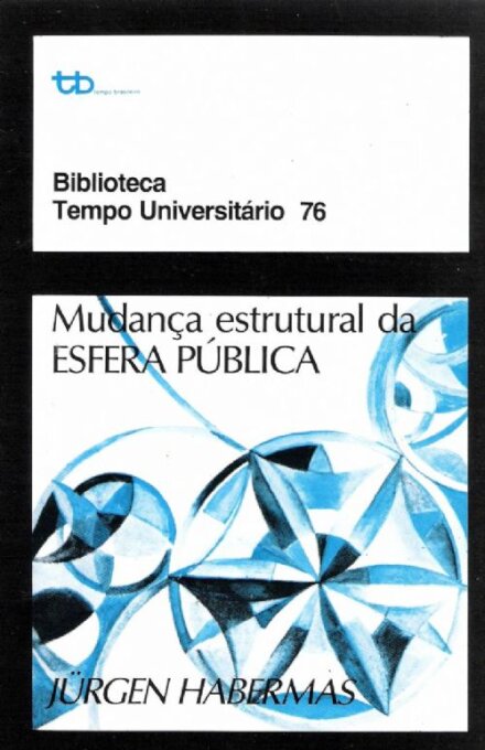 Mudança estrutural da esfera pública: investigações sobre um