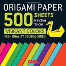 Origami Paper 500 sheets Vibrant Colors 6" (15 cm)