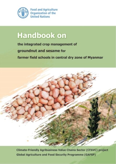 Handbook on the integrated crop management of groundnut and sesame for farmer field schools in central dry zone of Myanmar